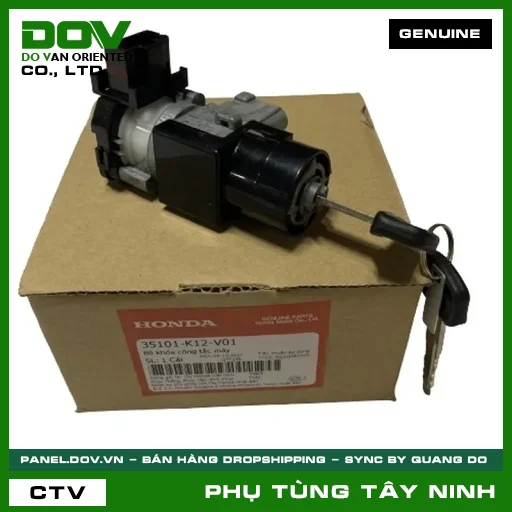 BỘ KHÓA CÔNG TẮC MÁY — 35101K12V01