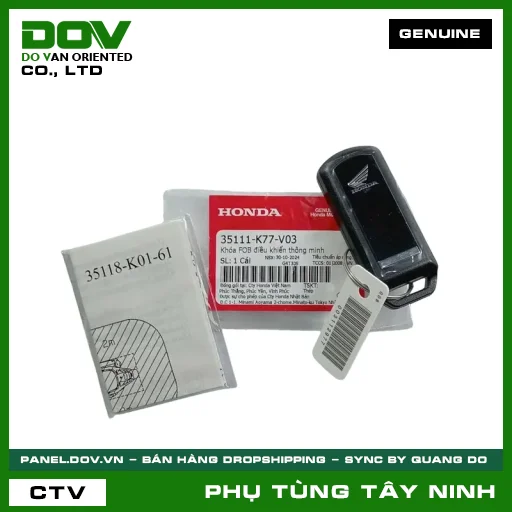 KHÓA FOB ĐIỀU KHIỂN THÔNG MINH — 35111K77V03