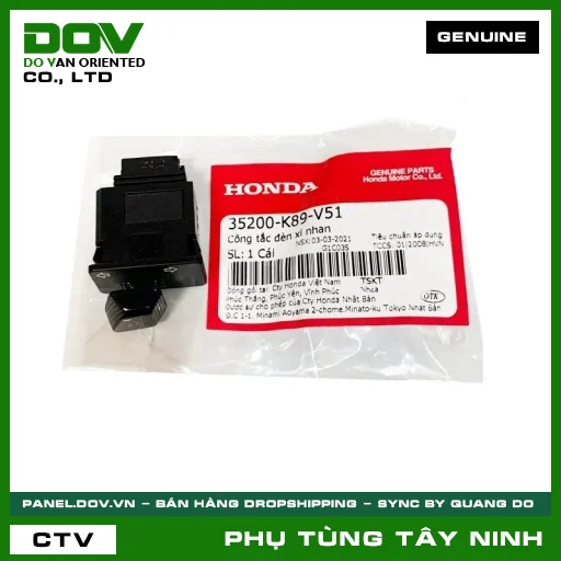 CÔNG TẮC ĐÈN XI NHAN — 35200K89V51