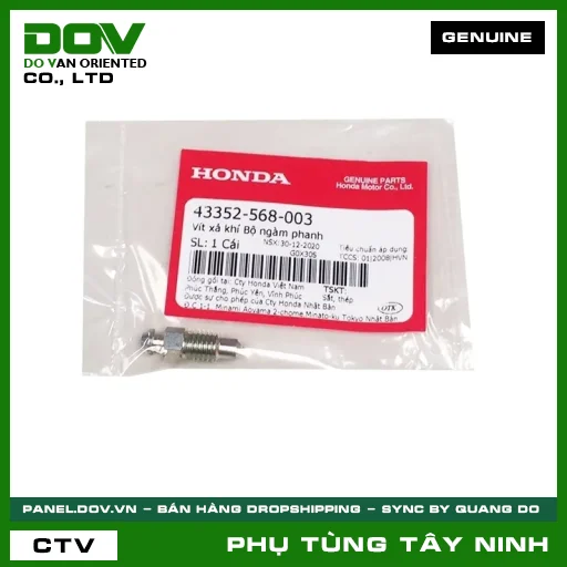 VÍT XẢ KHÍ BỘ NGÀM PHANH — 43352568003