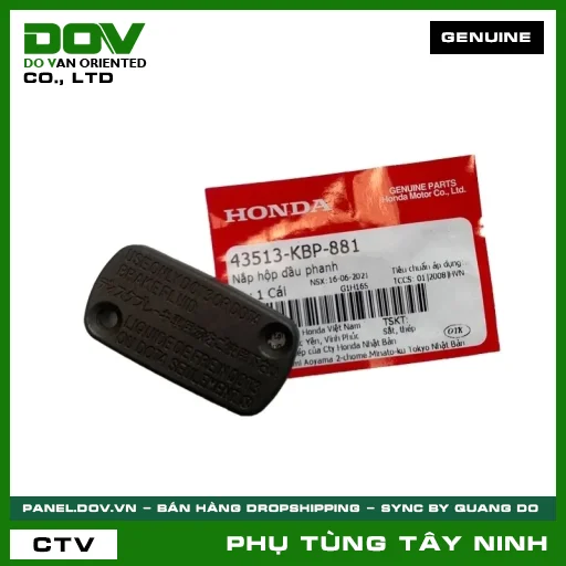 NẮP HỘP NHỚT PHANH — 43513KBP881