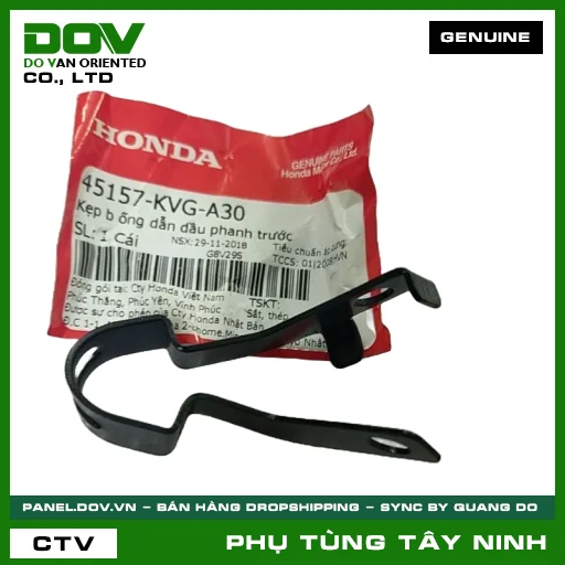 KẸP B ỐNG DẪN NHỚT PHANH TRƯỚC — 45157KVGA30
