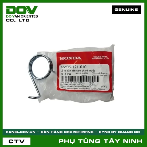 LÒ XO CẦN KÉO CAM PHANH TRƯỚC — 45435121010