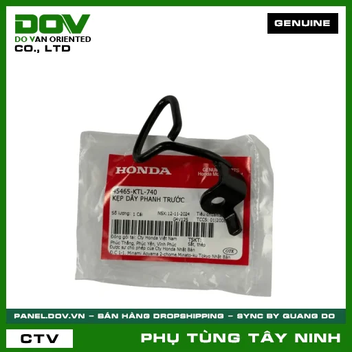 KẸP DÂY PHANH TRƯỚC — 45465KTL740