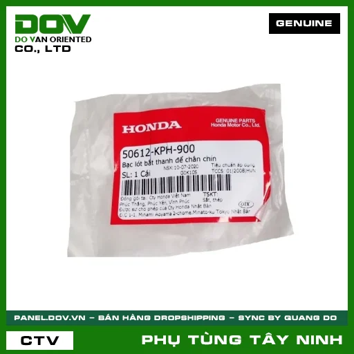 BẠC LÓT BẮT THANH ĐỂ CHÂN CHÍN — 50612KPH900