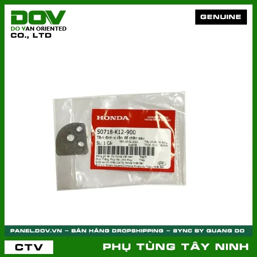 TẤM ĐỊNH VỊ CẦN ĐỂ CHÂN SAU — 50718K12900