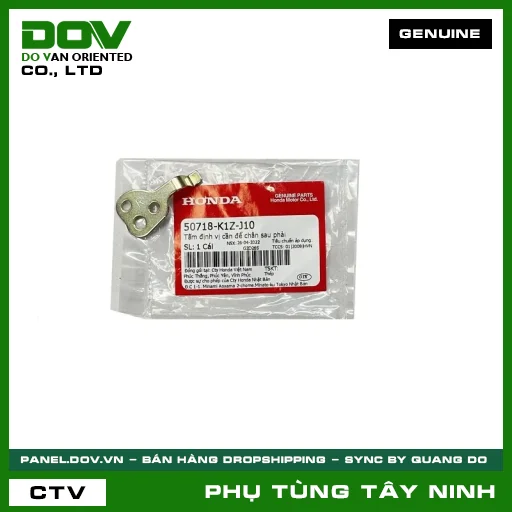 TẤM ĐỊNH VỊ CẦN ĐỂ CHÂN SAU PHẢI — 50718K1ZJ10