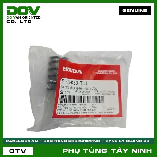 LÒ XO HỒI PHỤC PHUỘC - GIẢM XÓC TRƯỚC — 51411K59T11