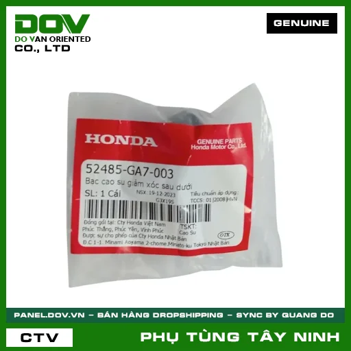 BẠC CAO SU PHUỘC - GIẢM XÓC SAU DƯỚI — 52485GA7003