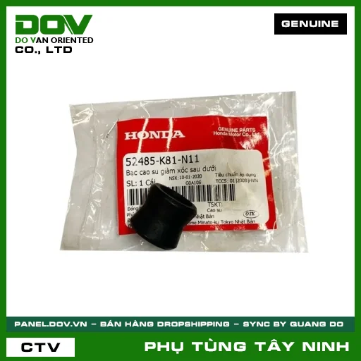 BẠC CAO SU PHUỘC - GIẢM XÓC SAU DƯỚI — 52485K81N11