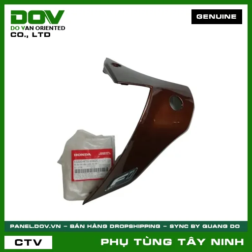 BỘ ỐP TRÁI NẮP TRƯỚC TAY LÁI * — 53200KTGV00ZC