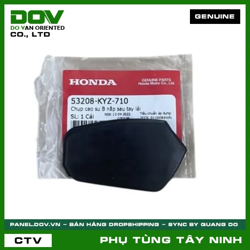 CHỤP CAO SU B NẮP SAU TAY LÁI — 53208KYZ710