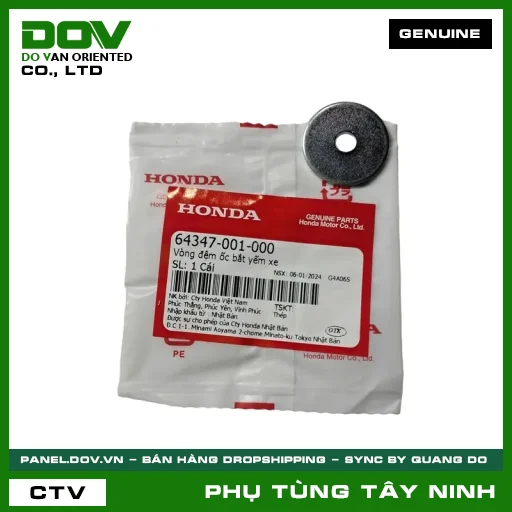 VÒNG ĐỆM ỐC BẮT YẾM XE — 64347001000