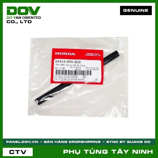 TẤM ĐỆM CAO SU BỘ ỐP NHỰA — 64415KPHB30