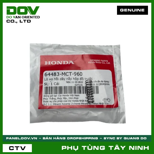 LÒ XO HỒI DÂY NẮP HỘP ĐỒ TRƯỚC — 64483MCT960
