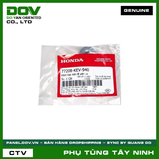 ĐỆM BẠC BẢN LỀ YÊN XE — 77208KEV940