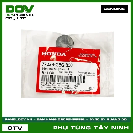 ĐỆM CAO SU GIẢM CHẤN — 77228GBG850
