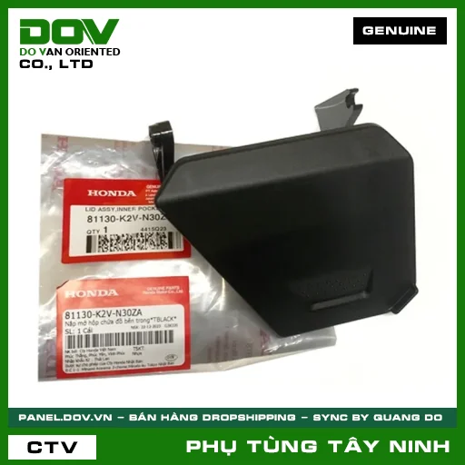 NẮP MỞ HỘP CHỨA ĐỒ BÊN TRONG*TBLACK* — 81130K2VN30ZA