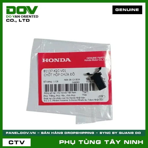 CHỐT HỘP CHỨA ĐỒ — 81137K2CV01