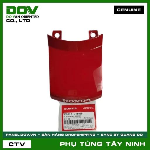 BỘ ỐP ĐUÔI SAU *R263*M — 83600KTL780ZB