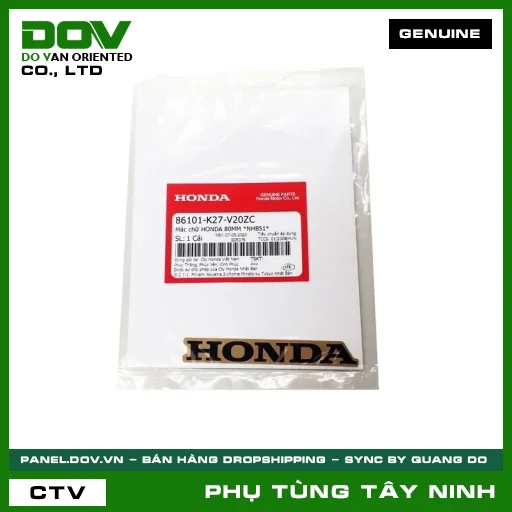 MÁC CHỮ HONDA 80MM *NHB51* — 86101K27V20ZC
