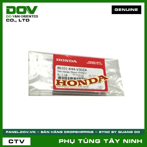 TEM HONDA 70MM *R340* — 86101K44V30ZA