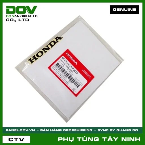 TEM CHỮ HONDA 75MM — 86101K57V10ZB