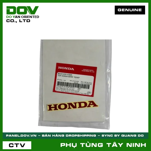 TEM HONDA 85MM *R340* — 86103K44V30ZA