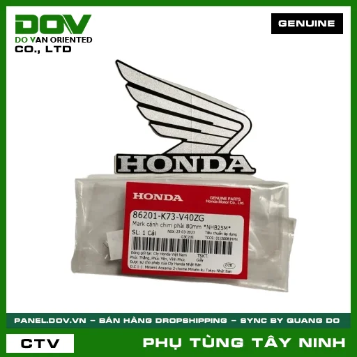 MARK CÁNH CHIM PHẢI 80MM *NHB25M* — 86201K73V40ZG