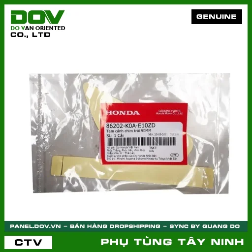 TEM CÁNH CHIM TRÁI 90MM — 86202K0AE10ZD