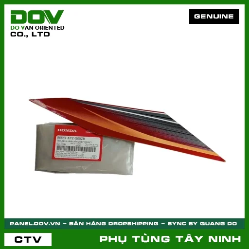 TEM DÁN A CÁNH YẾM PHẢI *R340C* — 86641KYZG00ZB