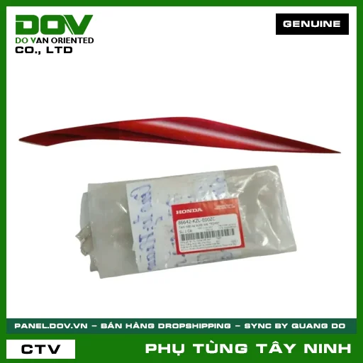 TEM MẶT NẠ TRƯỚC TRÁI *R340* — 86642KZLE00ZC