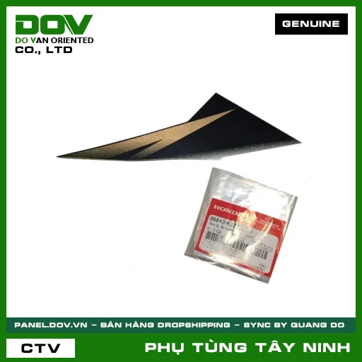 TEM B, ỐP TRƯỚC PHẢI *Y208* — 86643K27V10ZB