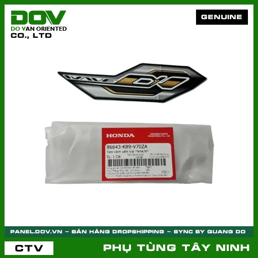 TEM CÁNH YẾM TRÁI *NHA76* — 86643K89V70ZA