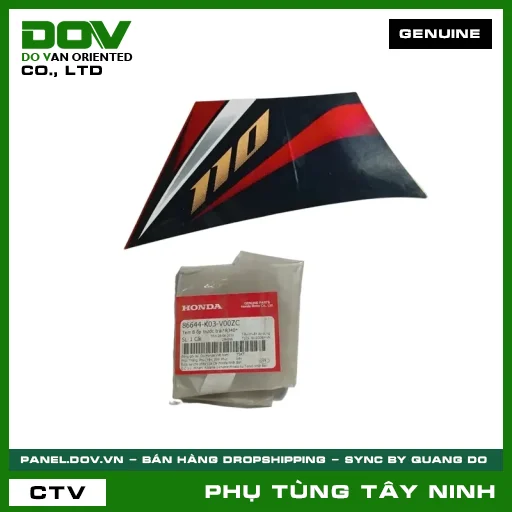 TEM B ỐP TRƯỚC TRÁI*R340* — 86644K03V00ZC