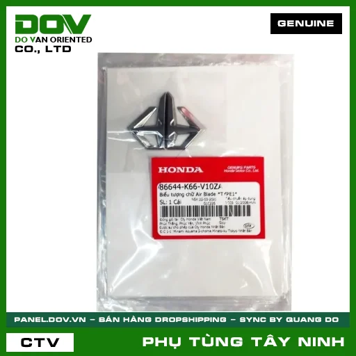BIỂU TƯỢNG CHỮ AIR BLADE *TYPE1* — 86644K66V10ZA