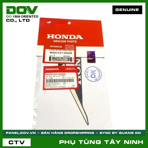 TEM ỐP TRƯỚC TRÁI B *TYPE1* — 86645K2VN50ZB