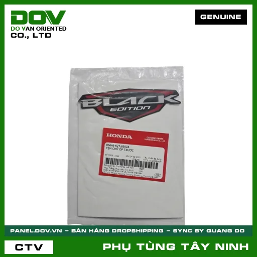 TEM CHỮ ỐP TRƯỚC — 86646K27630ZA