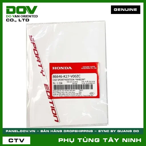 CHỮ SPORTYEDITION *NHB24X* — 86646K27V00ZC