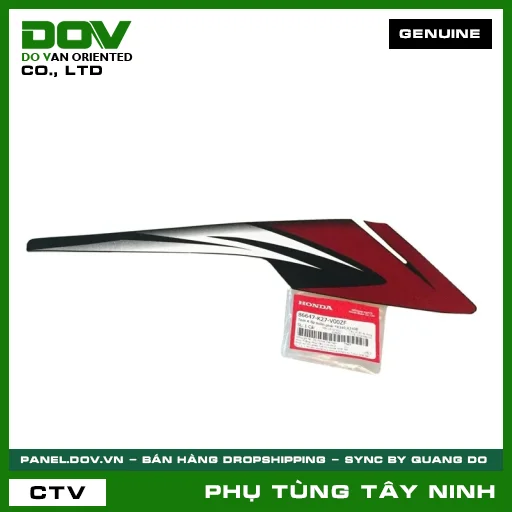 TEM A ỐP SƯỜN PHẢI *R340,R340B — 86647K27V00ZF