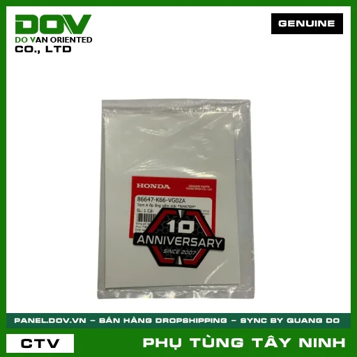 TEM A ỐP ỐNG YẾM TRÁI *NHA76M* — 86647K66VG0ZA