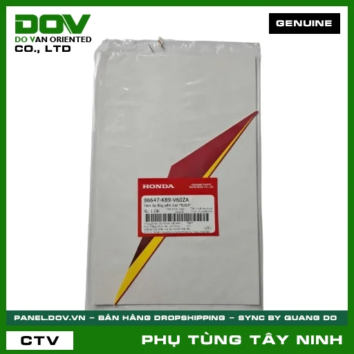 TEM ỐP ỐNG YẾM TRÁI *R263* — 86647K89V60ZA