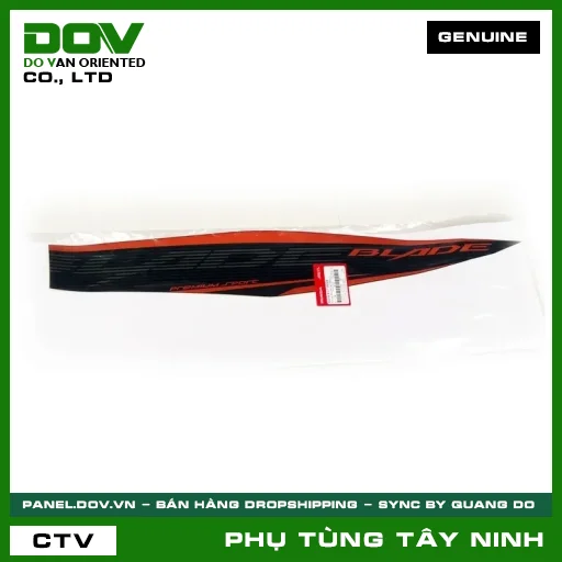 TEM DÁN ỐP SƯỜN TRÁI *YR322C* — 86648K57V80ZB