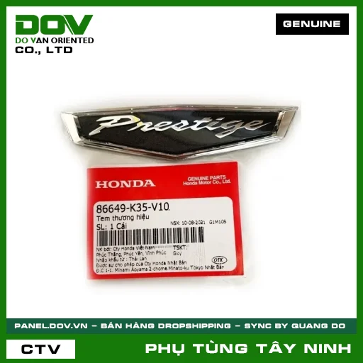 TEM THƯƠNG HIỆU — 86649K35V10