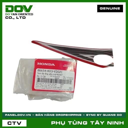 TEM ỐP ỐNG YẾM TRÁI*R340* — 86654K03V20ZC