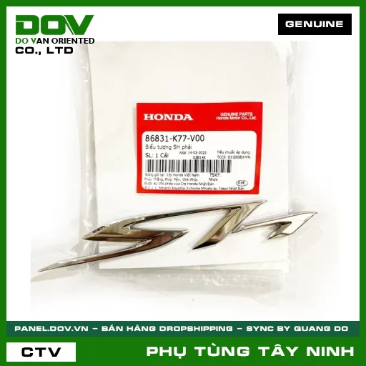 BIỂU TƯỢNG SH PHẢI — 86831K77V00