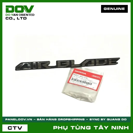 LOGO ỐP SƯỜN PHẢI CHỮ AIRBLADE — 86831KVGV40