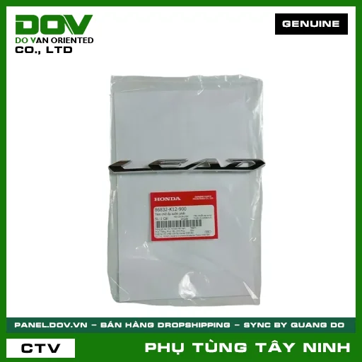 TEM CHỮ ỐP SƯỜN PHẢI — 86832K12900