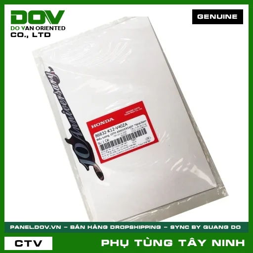 BIỂU TƯỢNG 10TH ANNIVERSARY *NHA76M* — 86832K12V40ZA