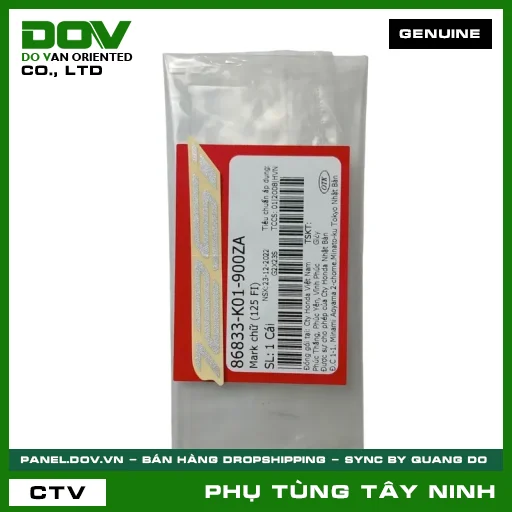MARK CHỮ (125 FI) — 86833K01900ZA